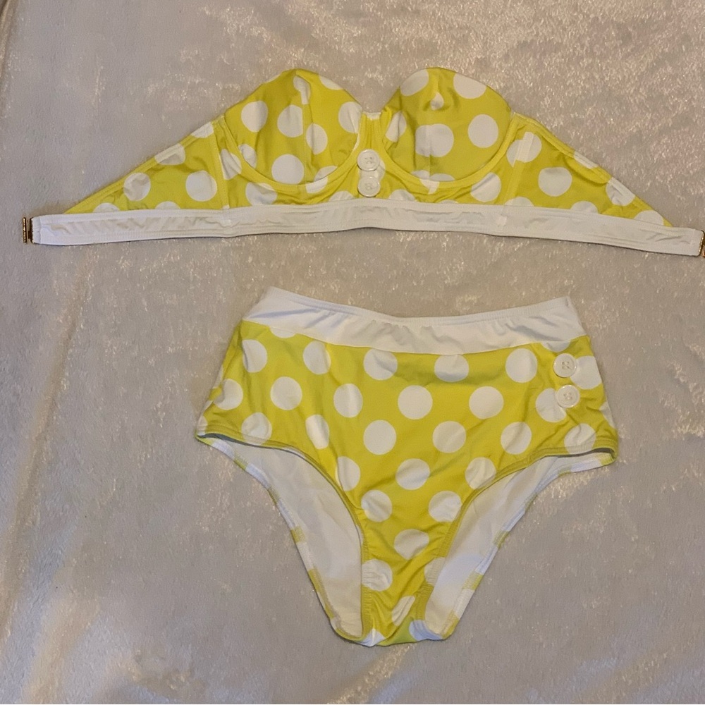 Lindy Hop Yellow Bikini Set